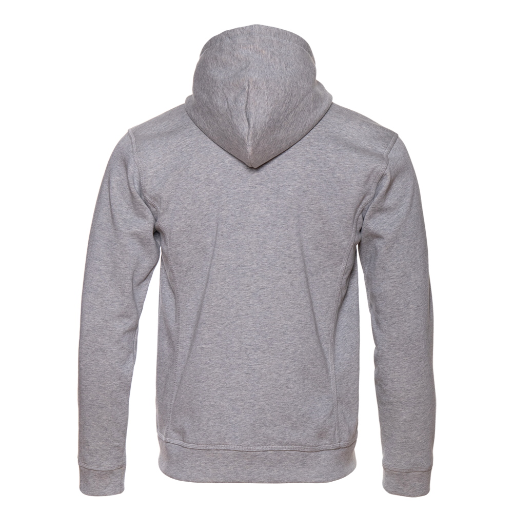 Толстовка мужская STAN с капюшоном на молнии сэндвич 320, 18, Серый меланж,  (50/60)  (56/XXXL)