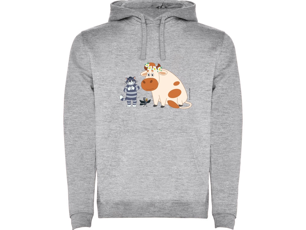 Толстовка с капюшоном Простоквашино мужская фото на сайте Print Logo.