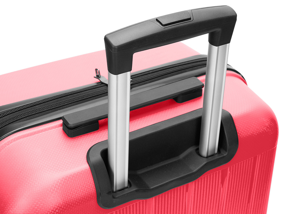 Чемодан TORBER В Отпуск, ярко-розовый, полипропилен, 65,5 х 43,5 х 26 см, 62 л
