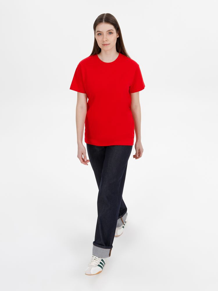 Футболка унисекс T-Bolka 180, красная, размер S