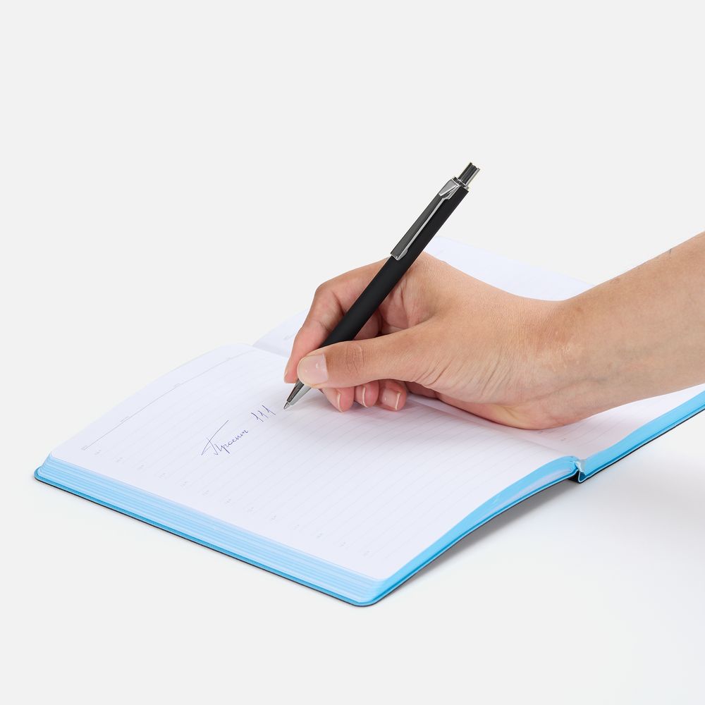 Ручка шариковая Lobby Soft Touch Chrome