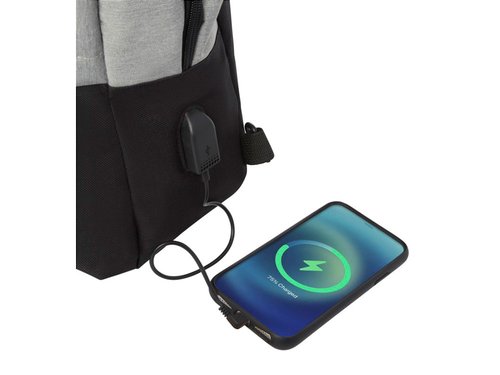 Рюкзак для ноутбука 15,6 Mono на одно плечо, серый