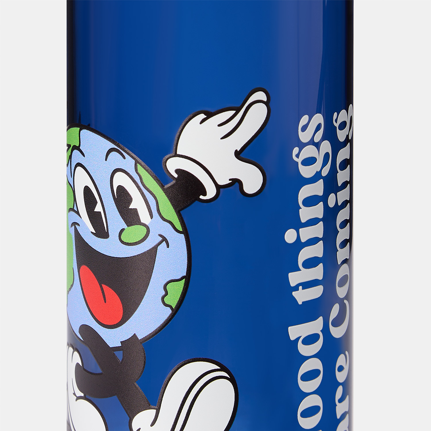 Бутылка для воды Комо (Como) Земля (Earth), синяя фото на сайте Print Logo.