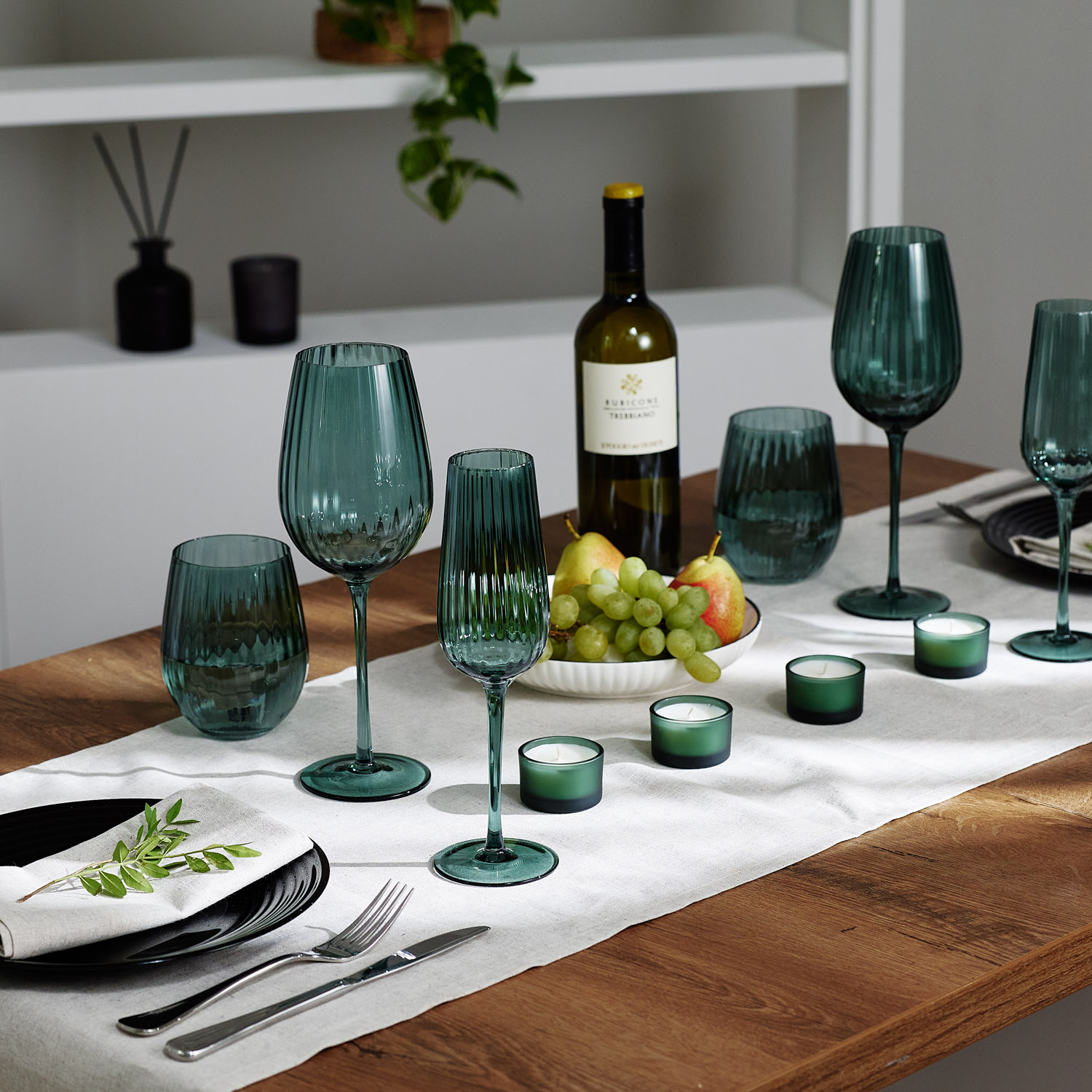 Бокал для вина Капри (Capri), зеленый
