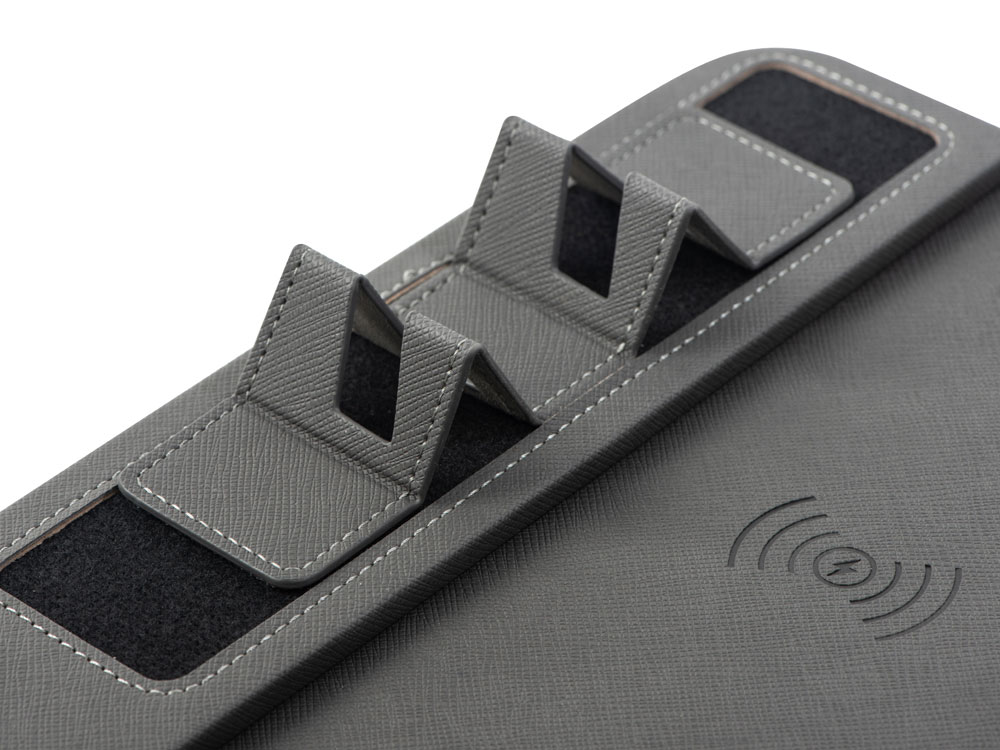 Многофункциональный коврик для мыши Multi Pad с беспроводной зарядкой и LCD экраном, 10 Вт, черный