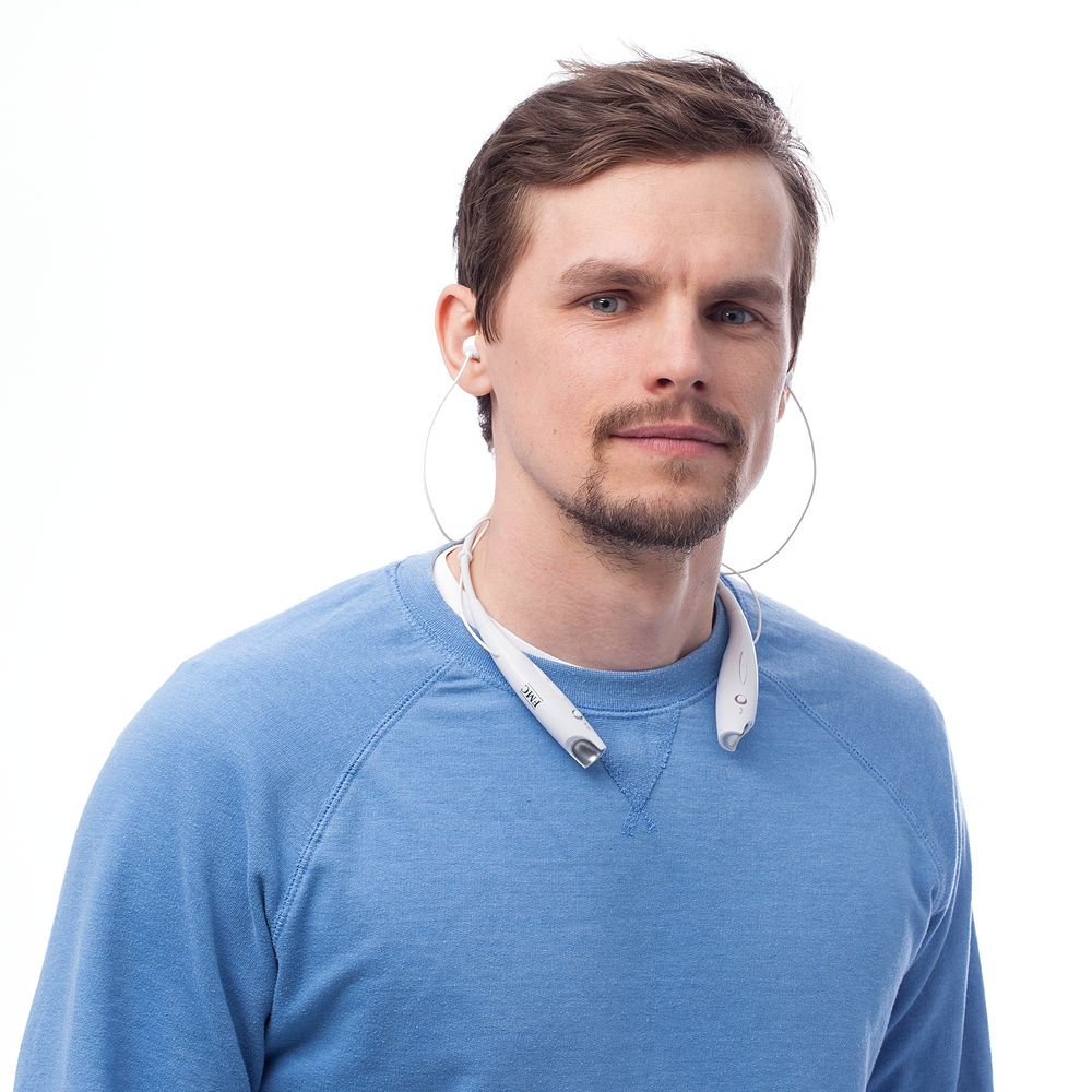 Bluetooth наушники stereoBand, ver.2 фото на сайте Print Logo.