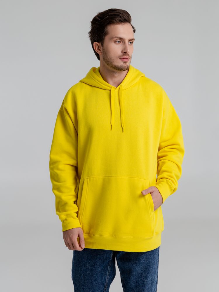 Толстовка с капюшоном Slam 320, лимонно-желтая, размер M
