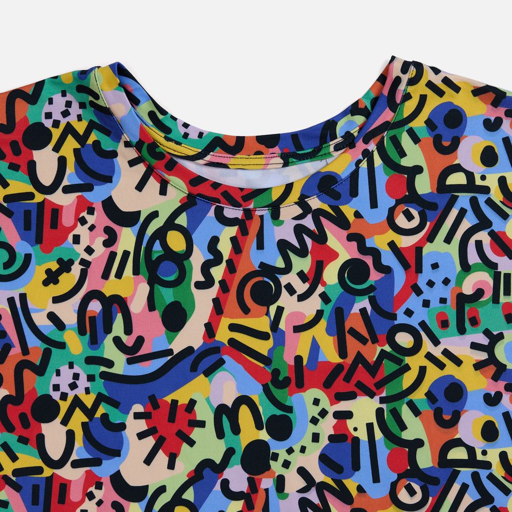 Футболка унисекс Senti с полной запечаткой на заказ, размер 4XL