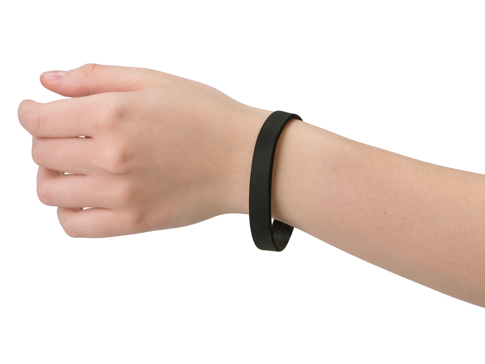 Силиконовый браслет Forest 202*12 мм, черный