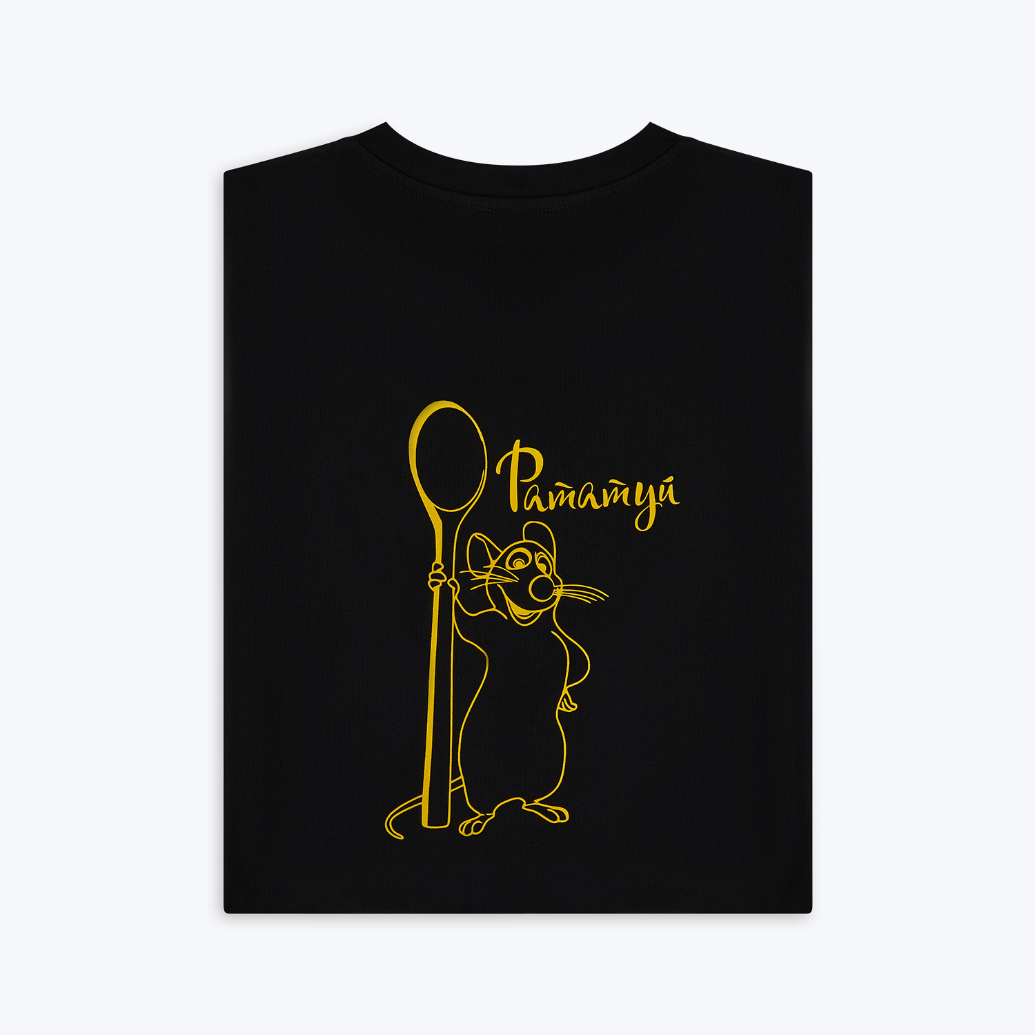 Футболка унисекс RUST, 100% хлопок, 240 гр., черная, размер XXXL Rattus фото на сайте Print Logo.