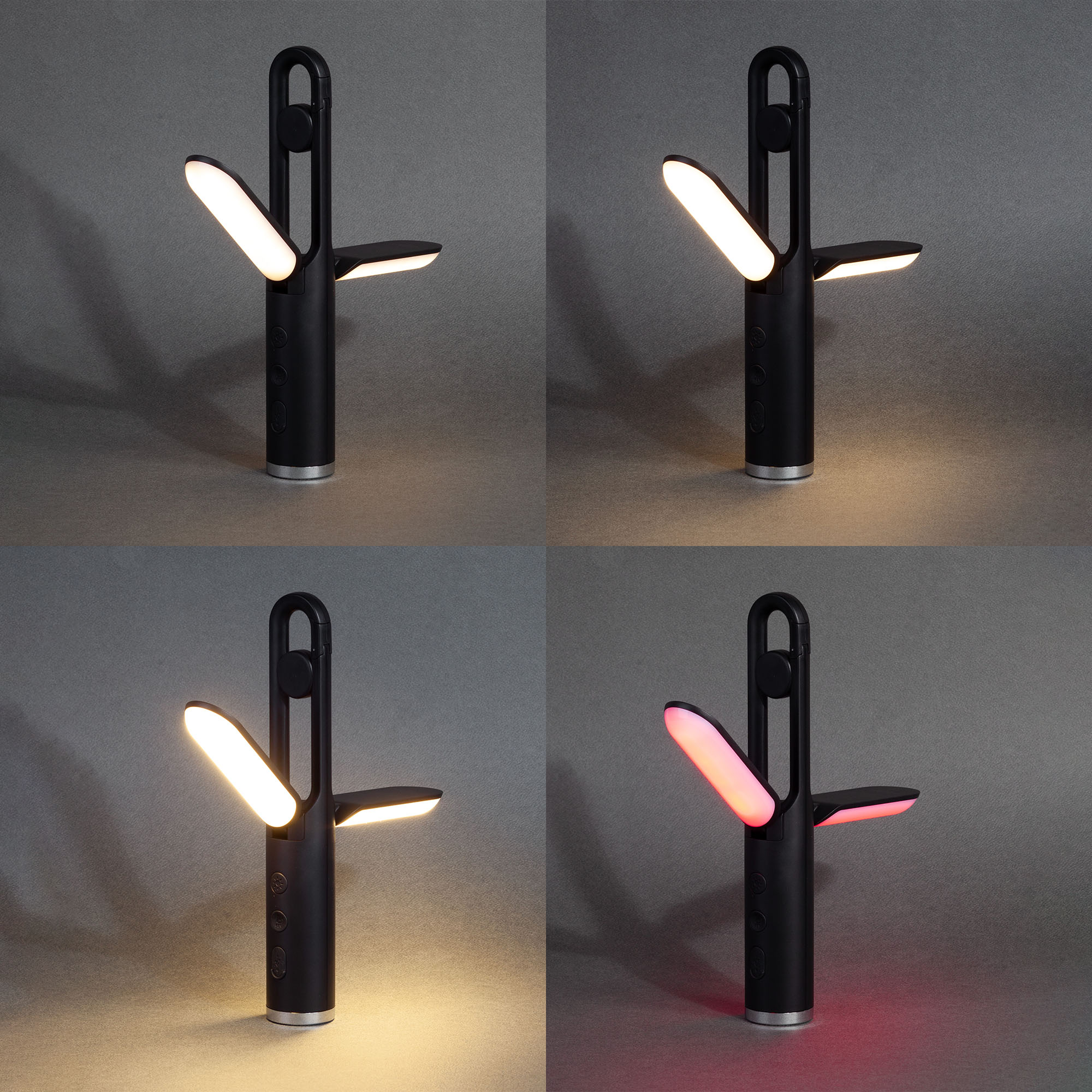 Фонарь-лампа "Torch" туристический, черный фото на сайте  Print Logo.