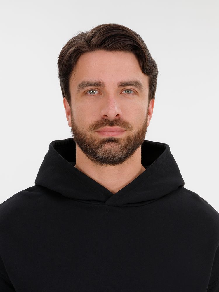 Худи оверсайз унисекс Outshine, черное, размер M/L