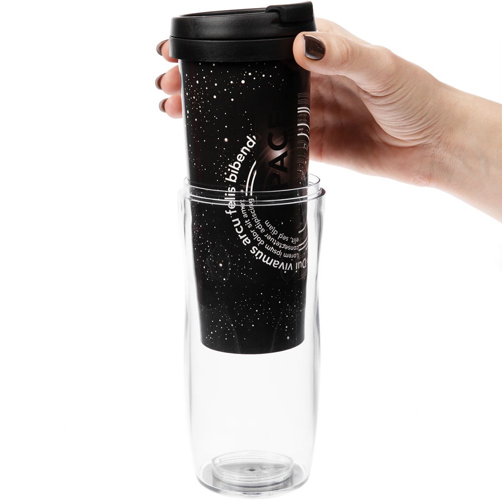 Термостакан Poster — пример нанесения логотипа () | Print Logo