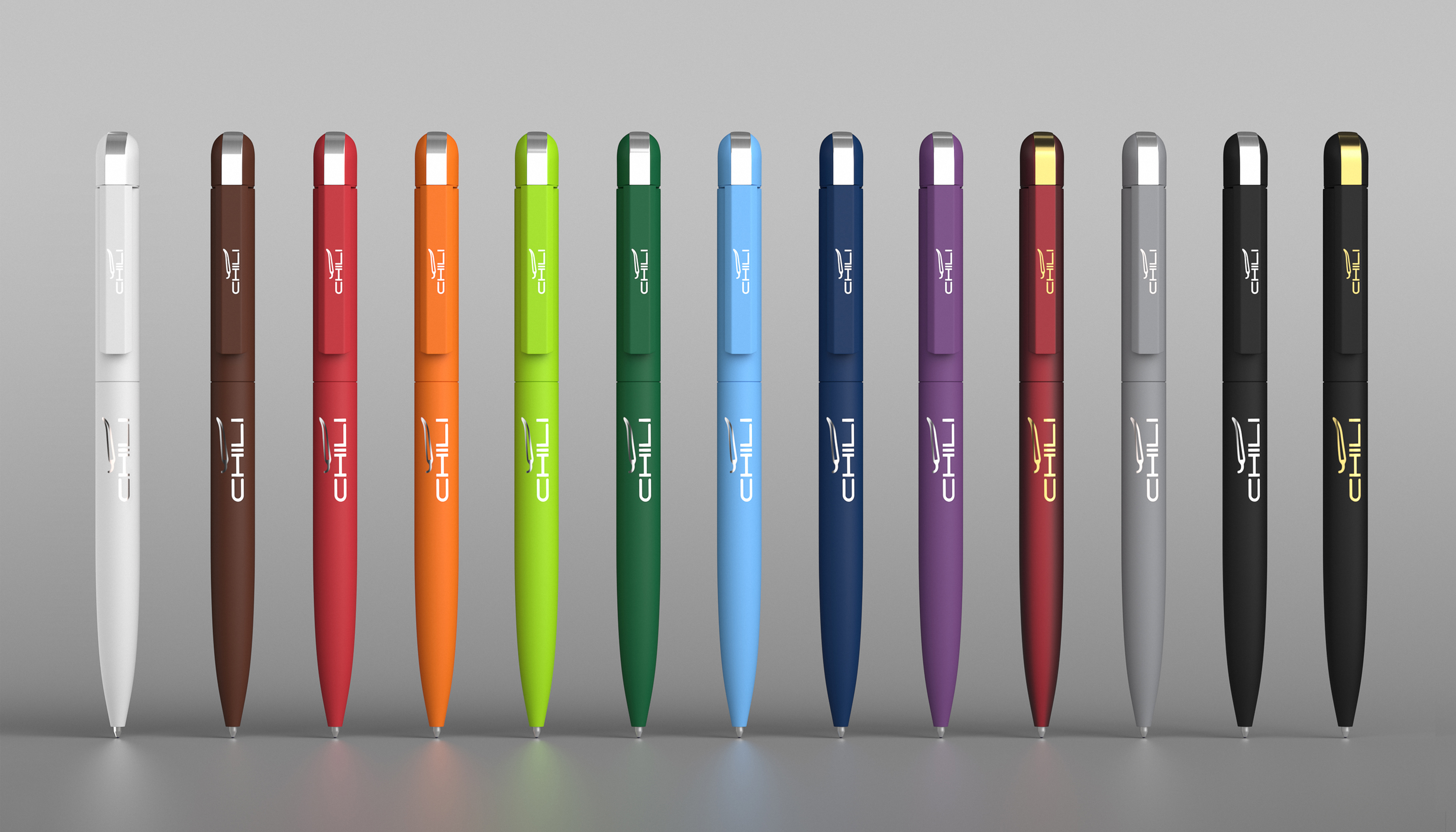 Ручка шариковая "Jupiter", покрытие soft touch, бирюзовый