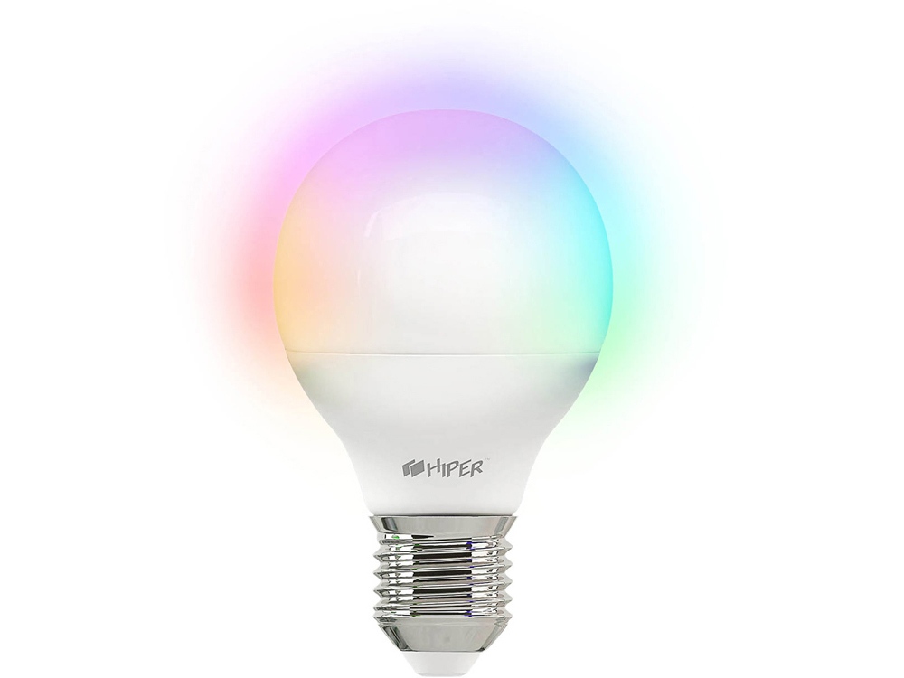 Умная LED лампочка IoT LED A1 RGB с логотипом HIPER | Print Logo