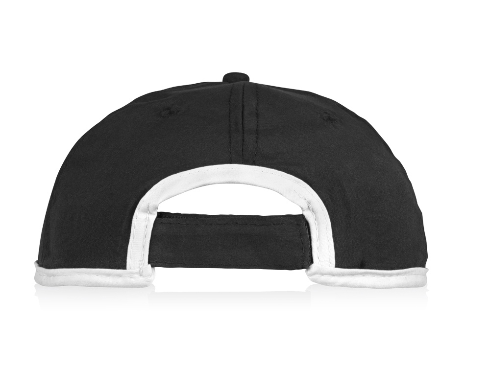 Бейсболка Solo, черный/белый