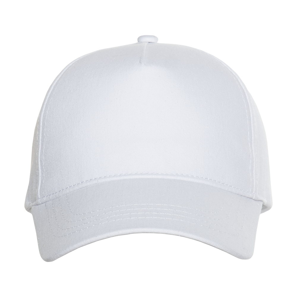 Бейсболка 09B_Белый (10)  (ONE SIZE/56-58)