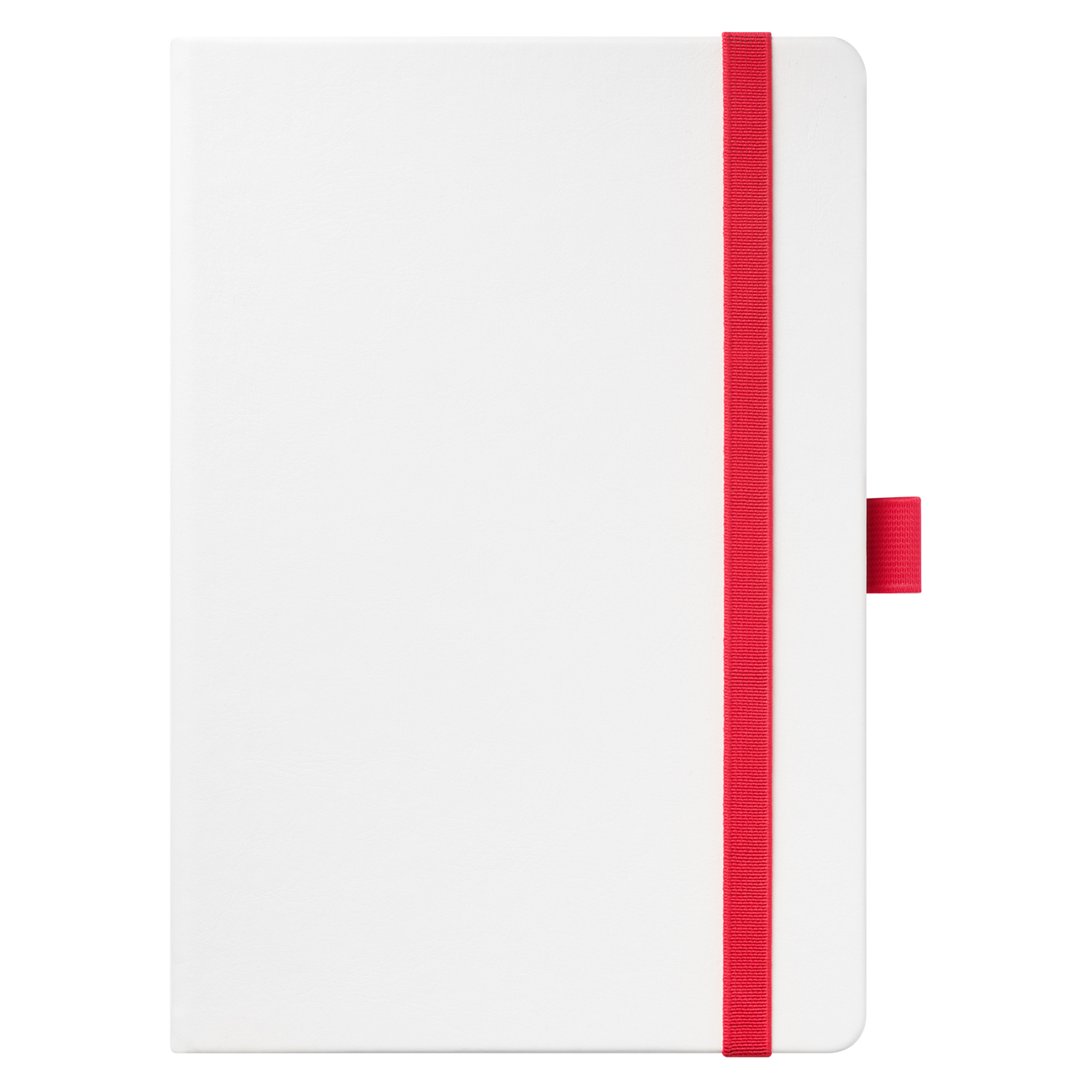 Ежедневник Arctic недатированный, белый/красный