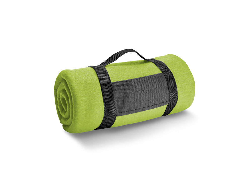 Флисовый плед 180 г/м² THORPE с логотипом  | Print Logo