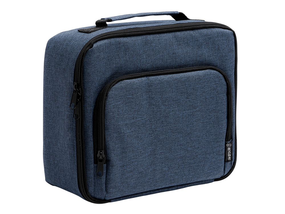 Сумка-холодильник из переработанного полиэстера Сотэк (SOTEK), меланжевый синий