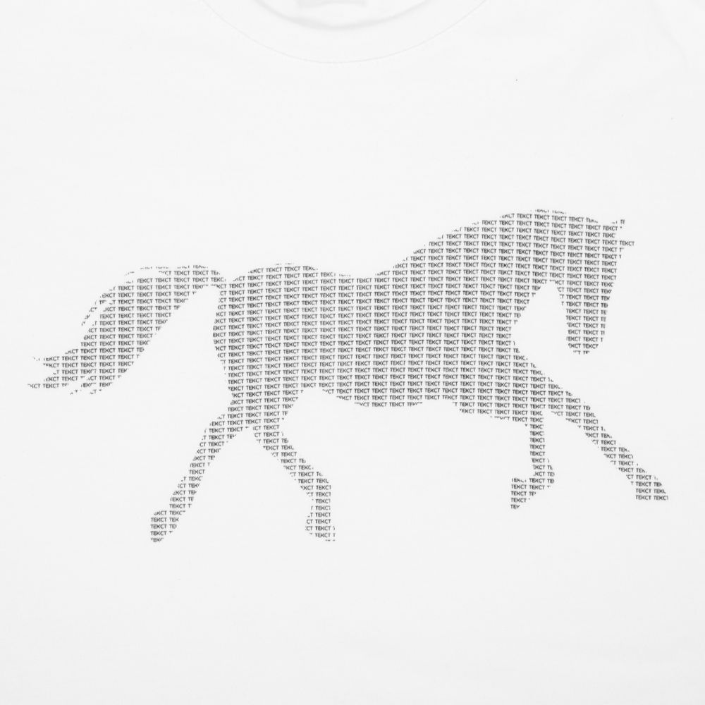 Футболка «Коньтекст» — пример нанесения логотипа (Соль) | Print Logo