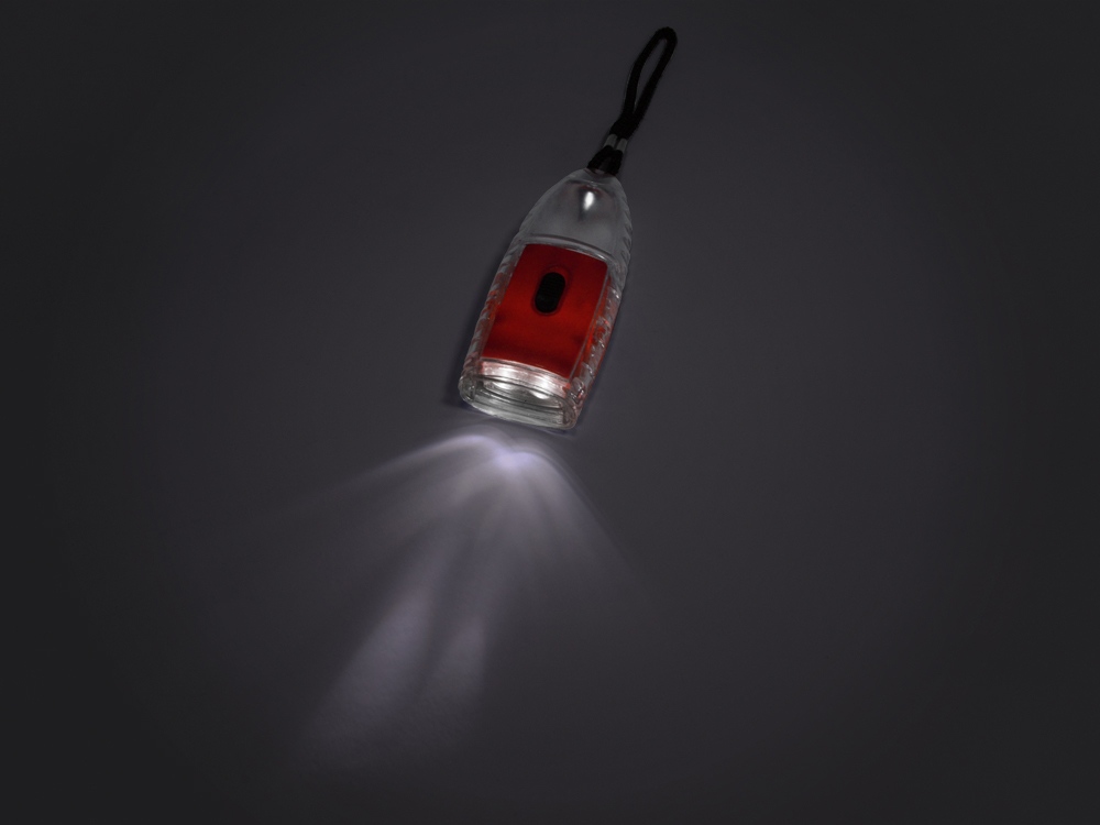 Фонарь Обелиск, красный/прозрачный (Р)