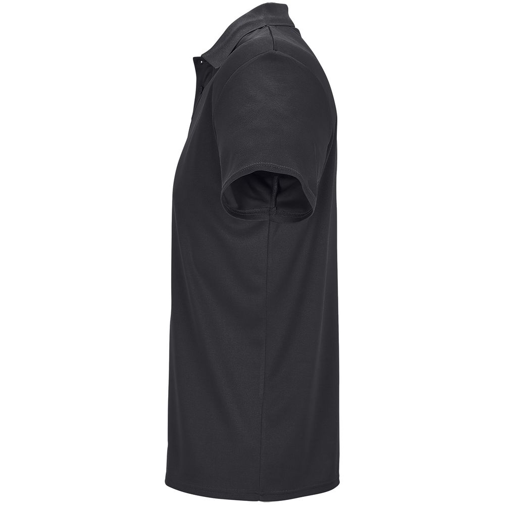 Рубашка поло унисекс Pitcher, черная, размер XS