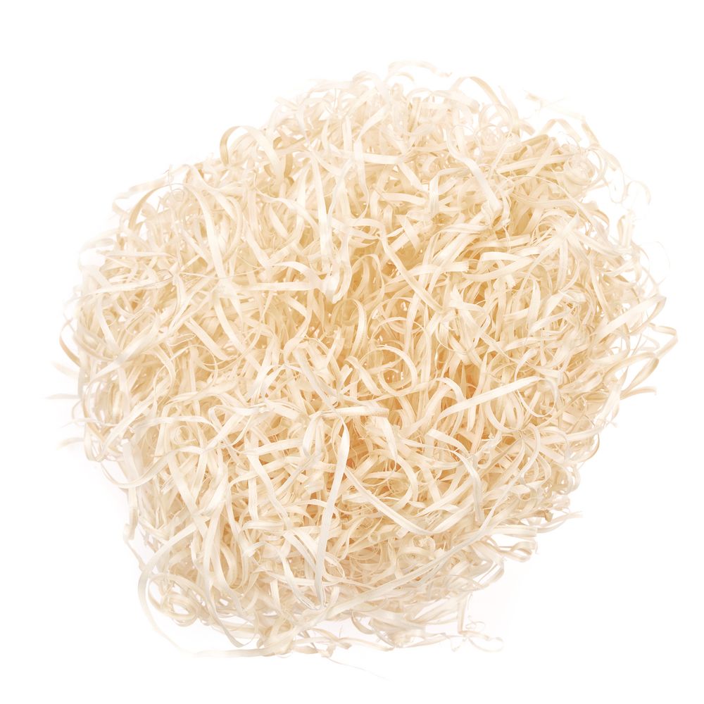 Древесная шерсть Woodly — пример нанесения логотипа (сделано в России) | Print Logo