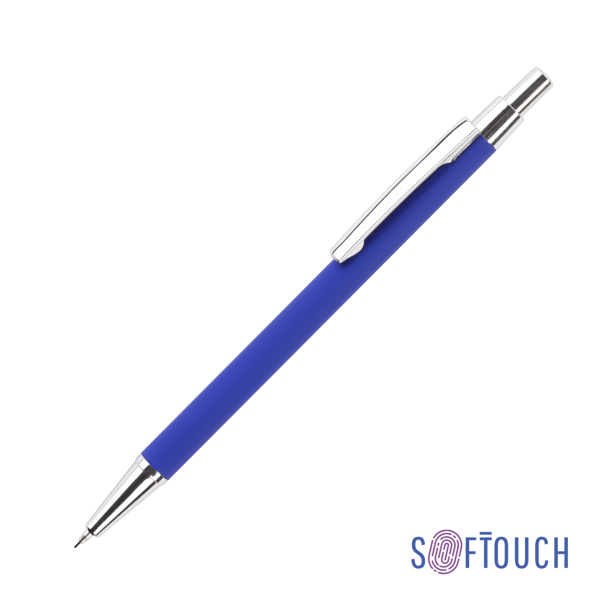 Карандаш механический "Ray", покрытие soft touch, красный