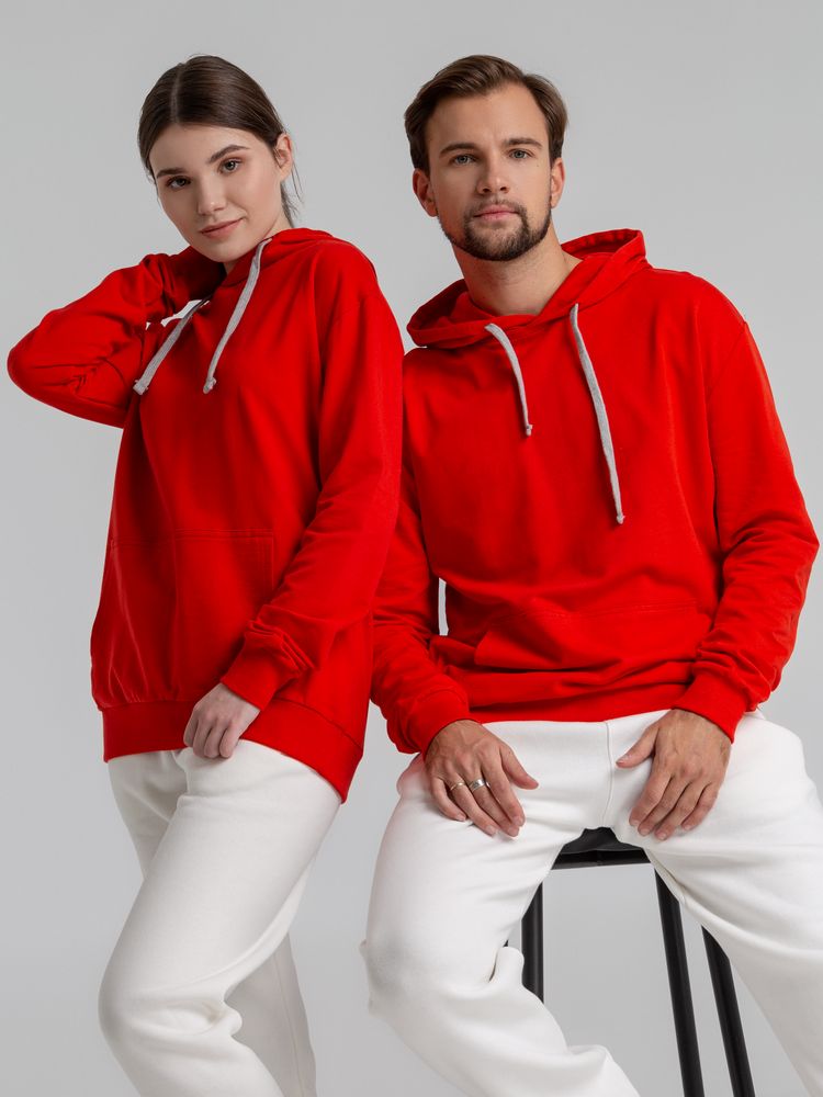 Толстовка с капюшоном Unit Kirenga красная, размер M