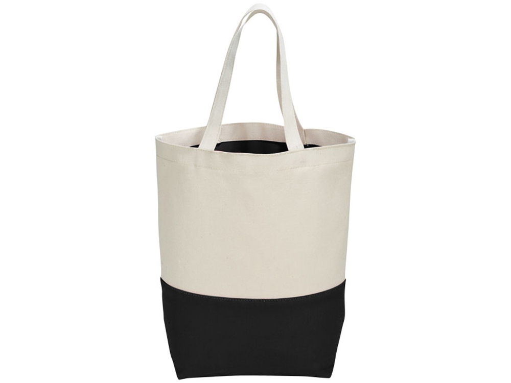 Сумка хлопковая Colour Pop, натуральный/черный