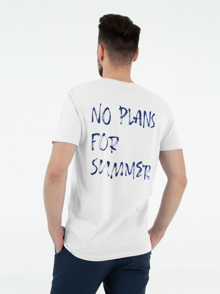 Футболка No Plans For Summer с логотипом Ловец слов | Print Logo
