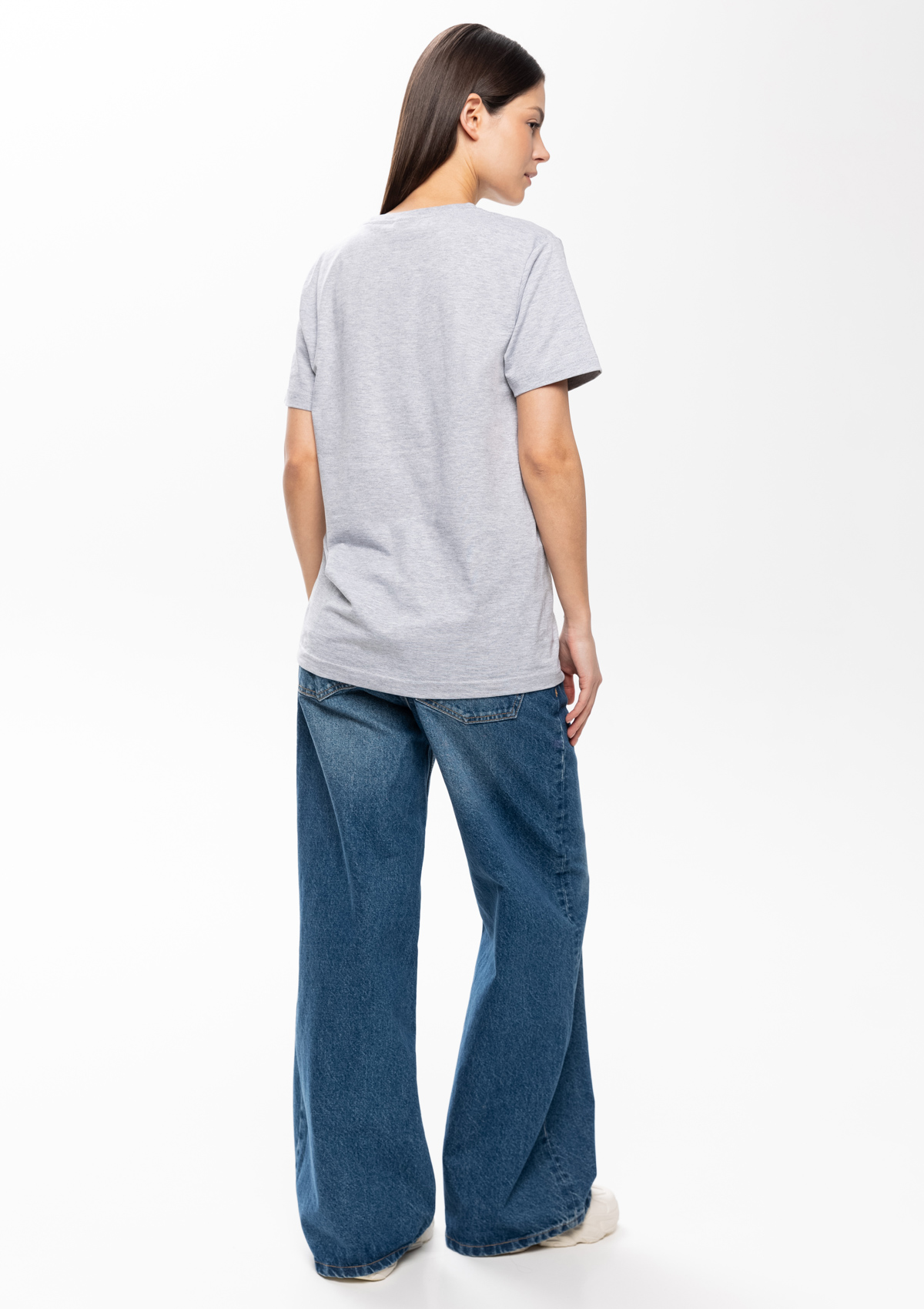 Футболка унисекс без бокового шва STAN хлопок 160, 02, Серый меланж,  (50/60)  (56/XXXL)