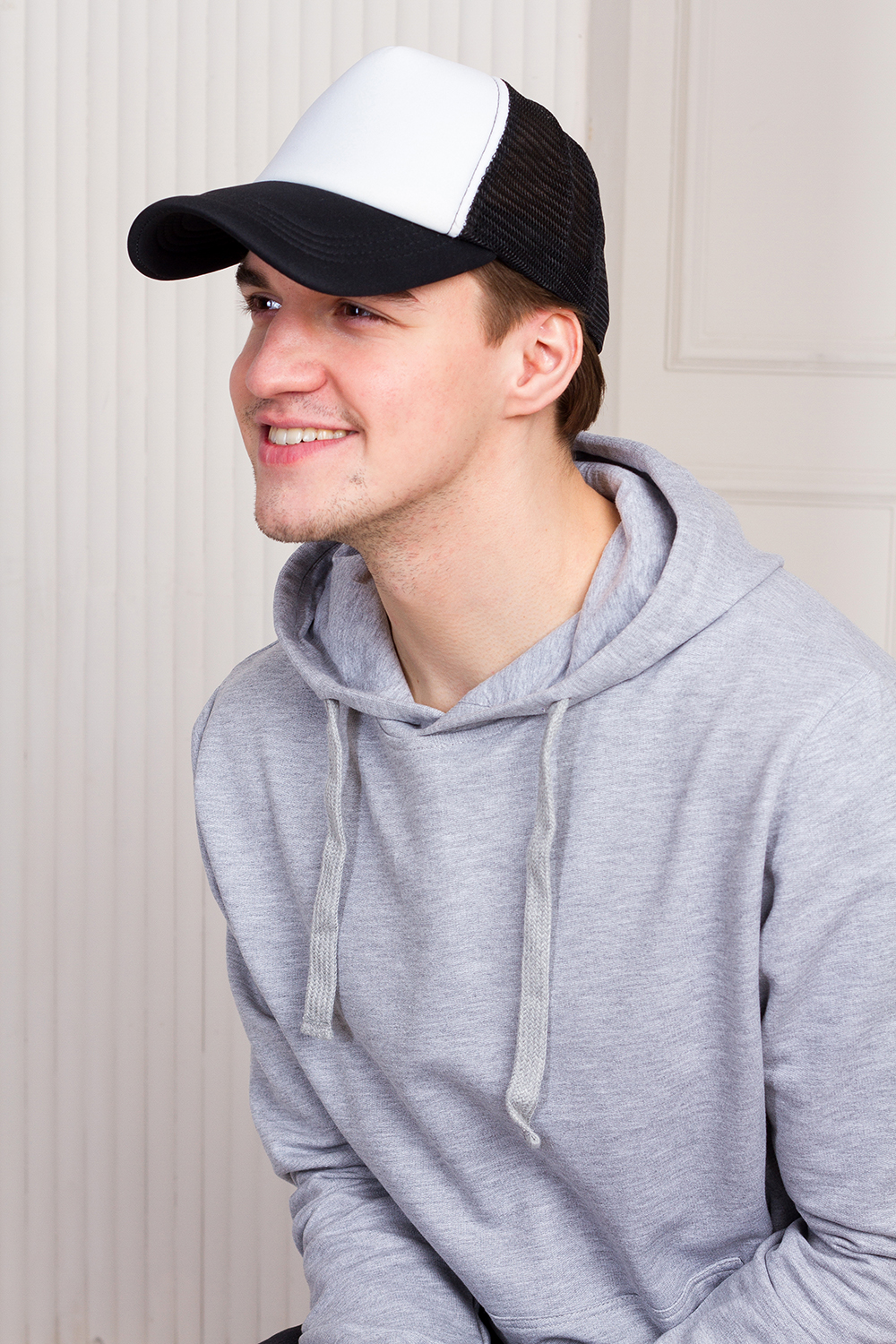 Бейсболка с сеткой STAN полиэстер, 33, Красный,  (14)  (56-58/ONE SIZE)