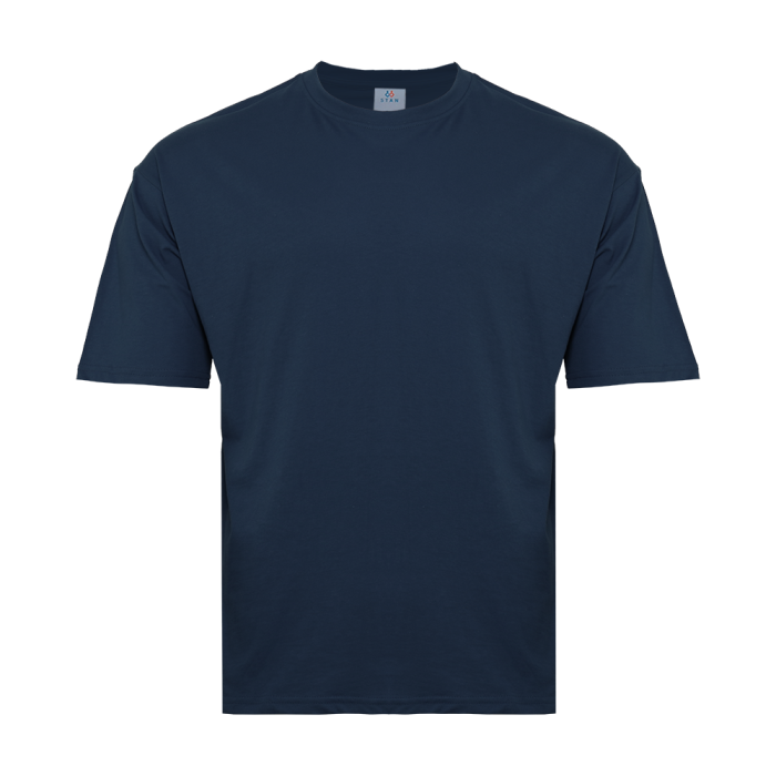 Футболка унисекс оверсайз STAN хлопок 140, 39, Тёмно-синий,  (46)  (56/XXXL)