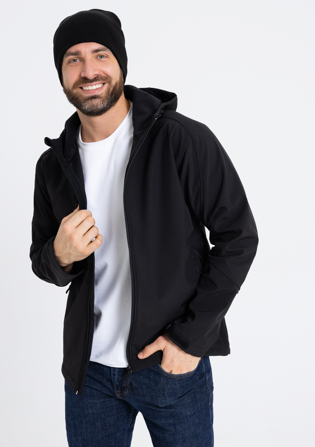 Шапка STAN акрил 116, Чёрный,  (20)  (56-58/ONE SIZE)