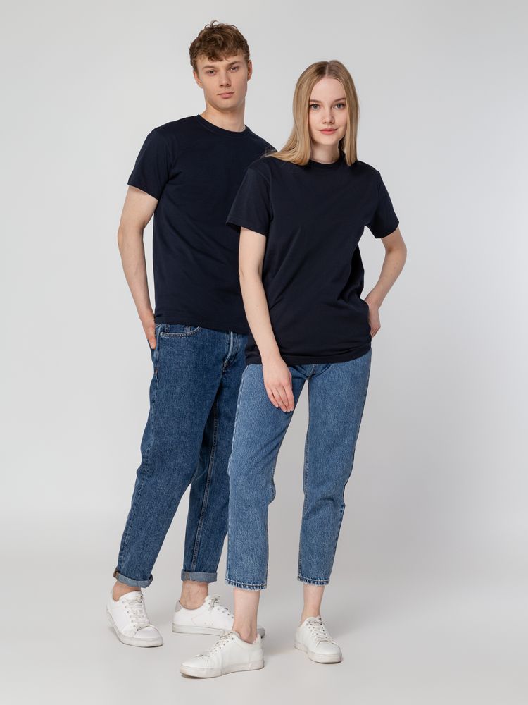 Футболка унисекс T-Bolka 160, темно-синяя, размер 5XL