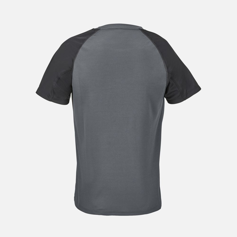 Футболка спортивная женская Vortex Women, черная с темно-серым, размер S