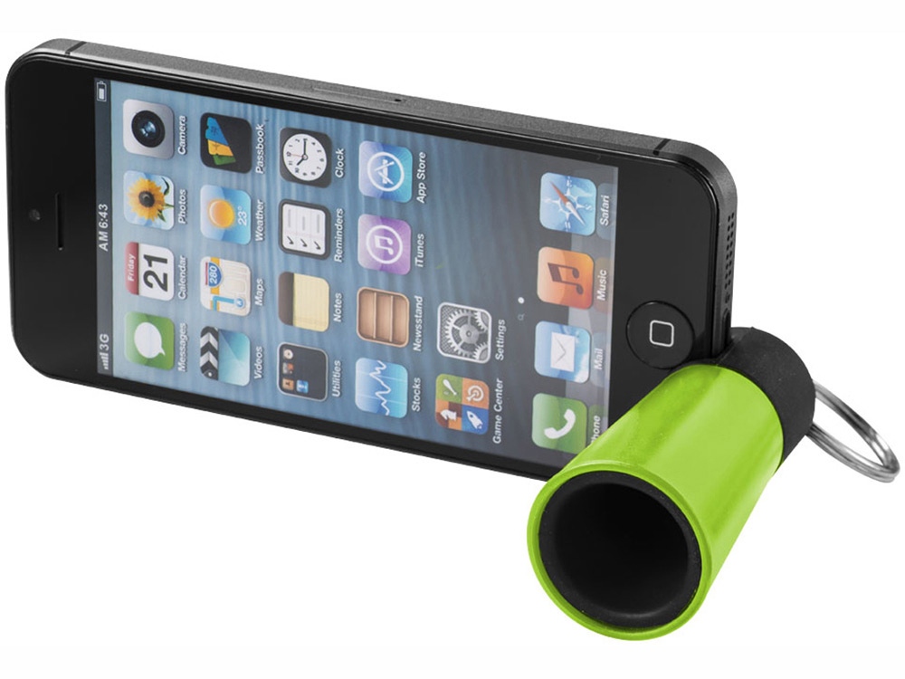 Усилитель-подставка для смартфона Sonic, лайм