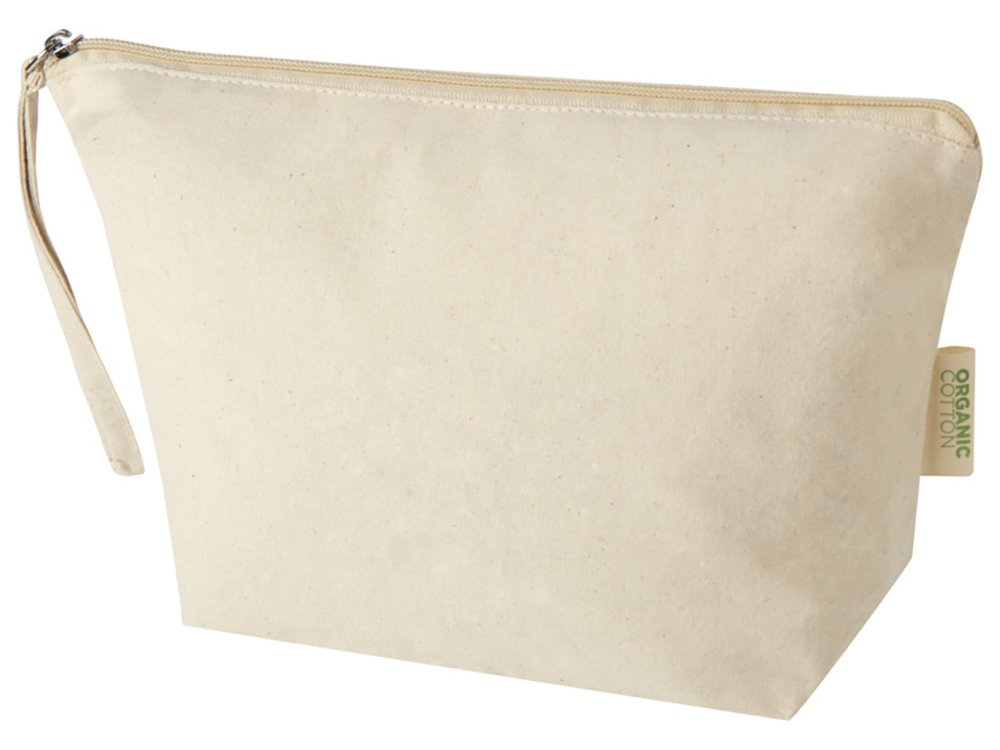 Сумка-органайзер для аксессуаров из органического материала Orissa с логотипом  | Print Logo