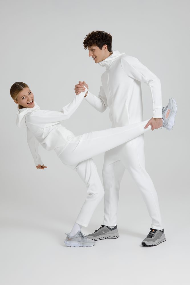 Куртка с капюшоном унисекс Begi, молочно-белая, размер XXL