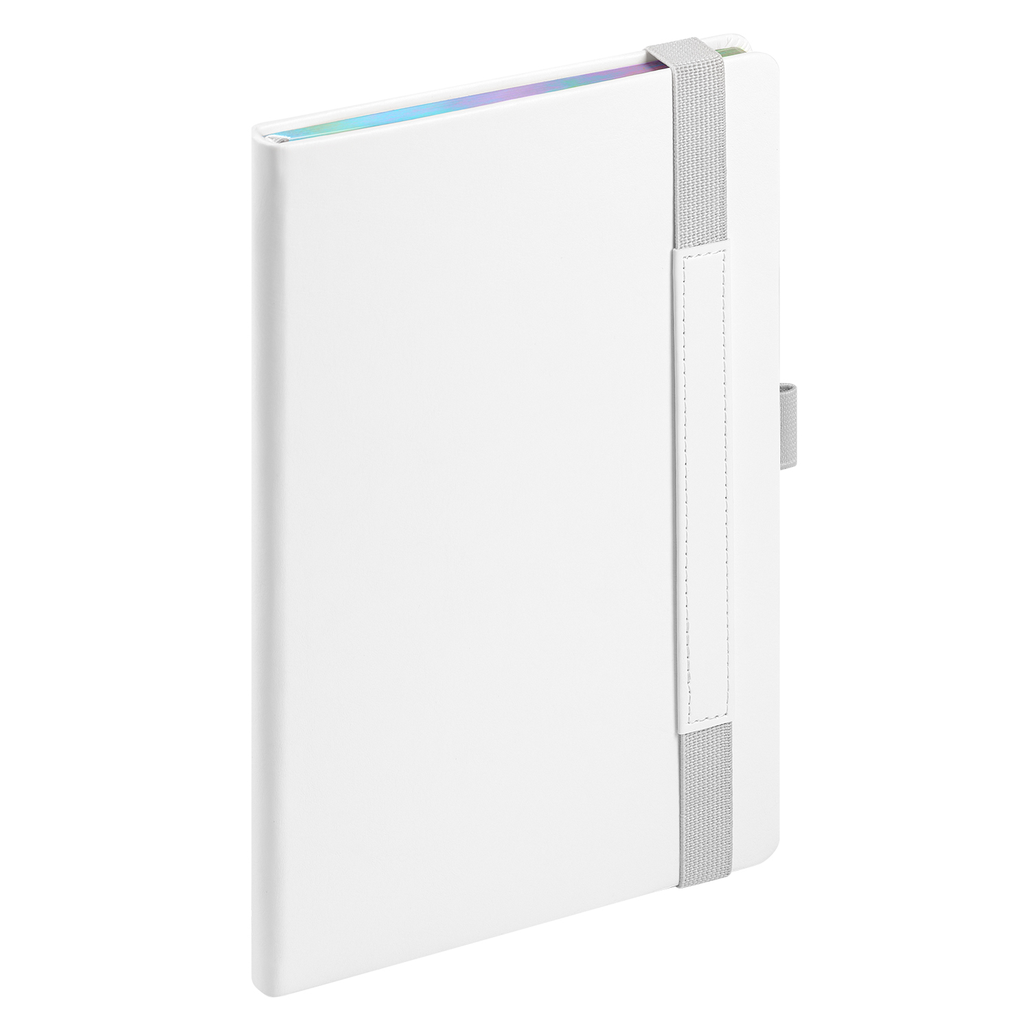 Ежедневник Гэлакси (Galaxy) недатированный, жесткая обложка, срез голограф. фольга, черный фото на сайте Print Logo.