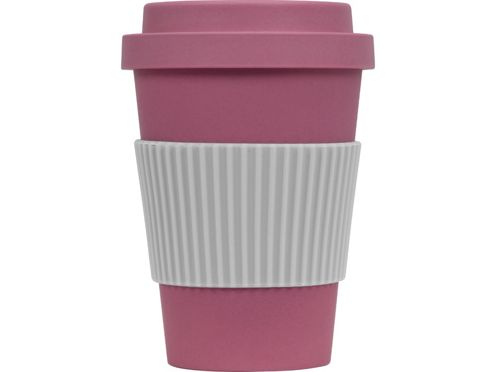 Термокружка Muffin из натуральных волокон, пыльно-розовый