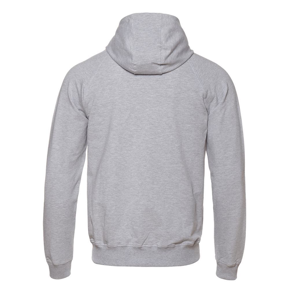 Толстовка мужская STAN с капюшоном на молнии футер без начёса 260, 61, Серый меланж,  (50/60)  (46/S)