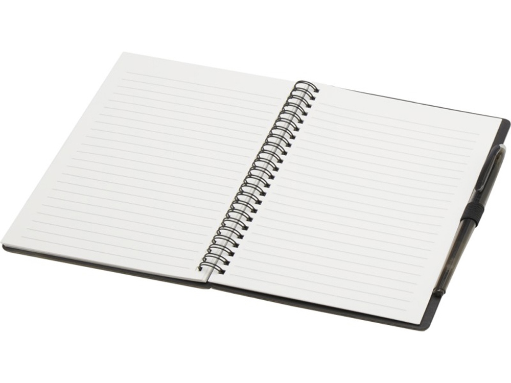 Slate многоразовый набор из блокнота в мягкой обложке и ручки - сплошной черный