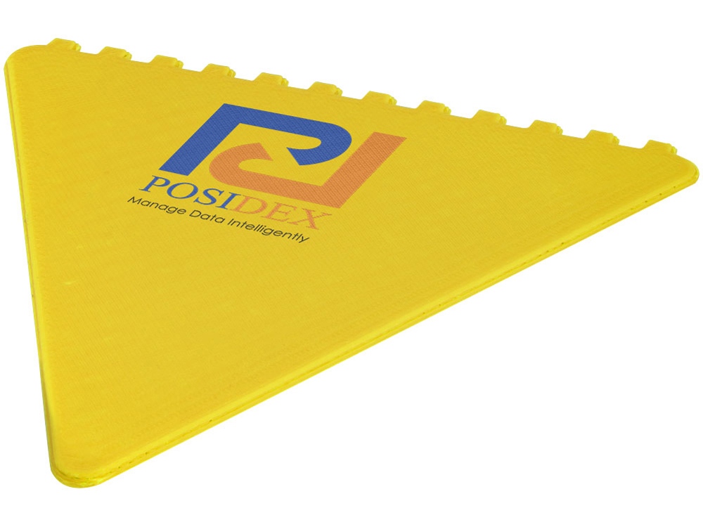 Треугольный скребок Frosty, желтый