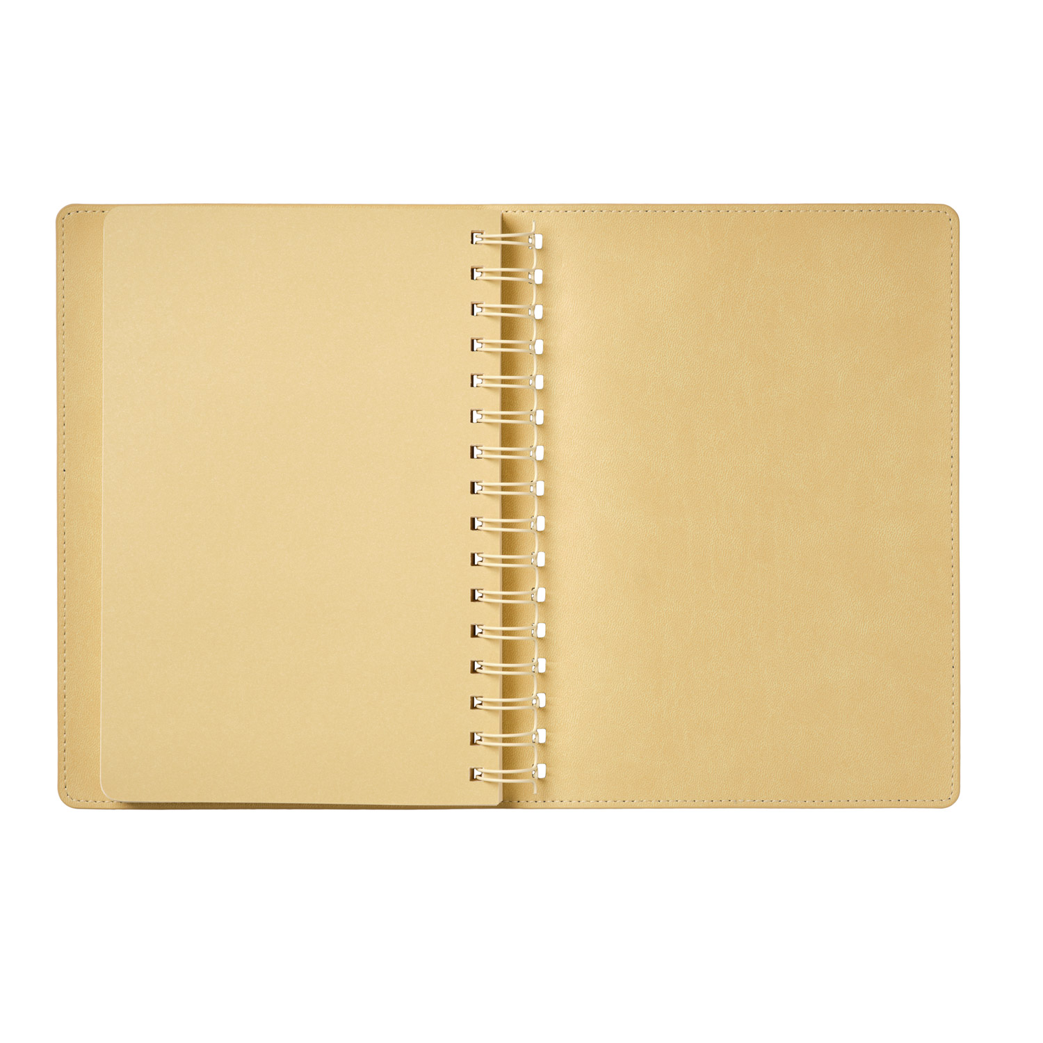 Ежедневник Виста (Vista) недатированный, черный/бежевый