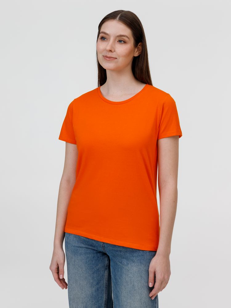 Футболка E190 женская оранжевая, размер XL