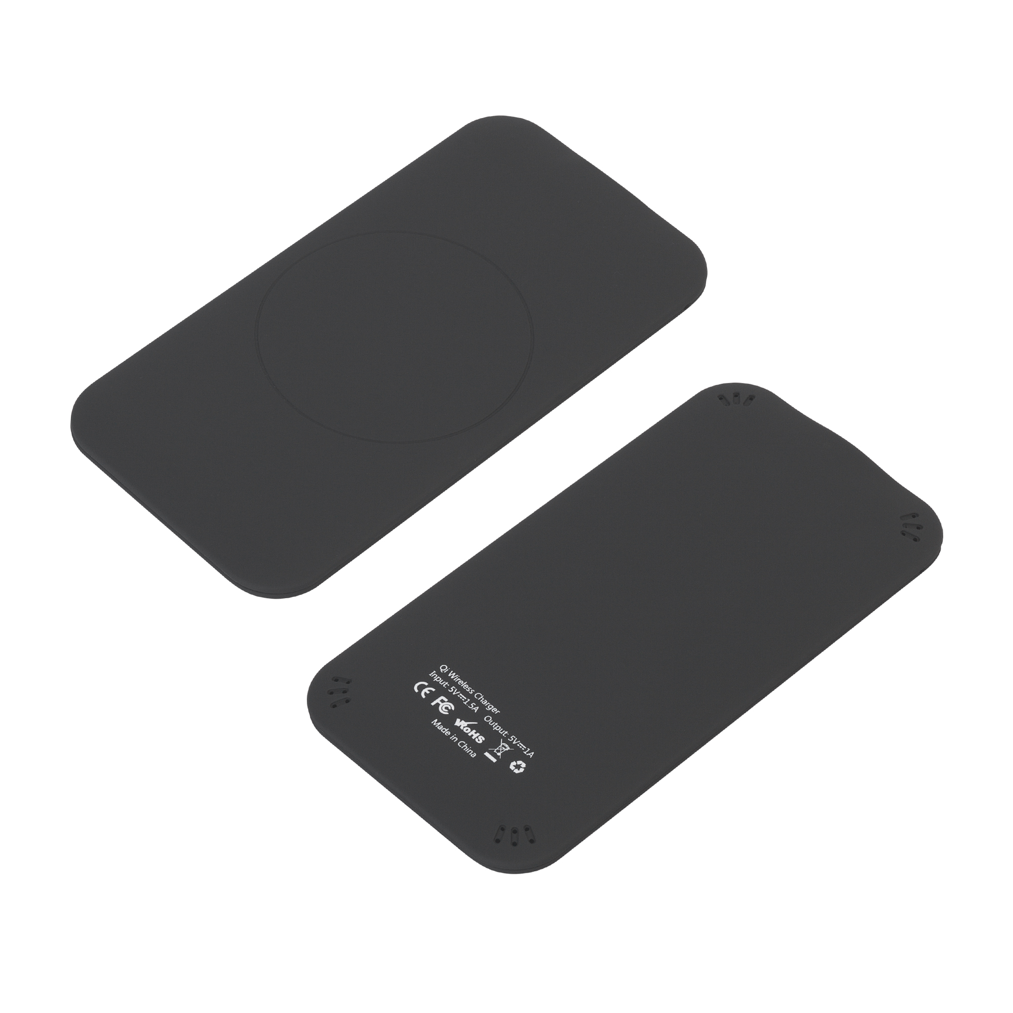 Настольное беспроводное зарядное устройство "Slim SOFTTOUCH" фото на сайте Print Logo.