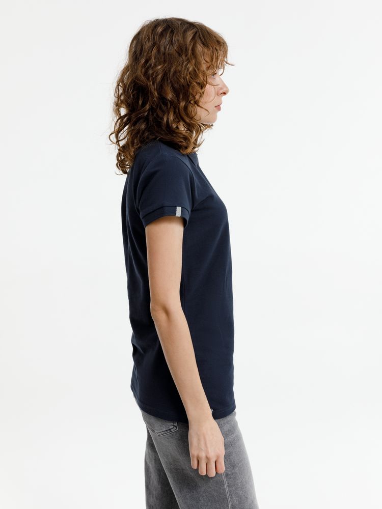 Рубашка поло женская Virma Premium Lady, темно-синяя, размер M